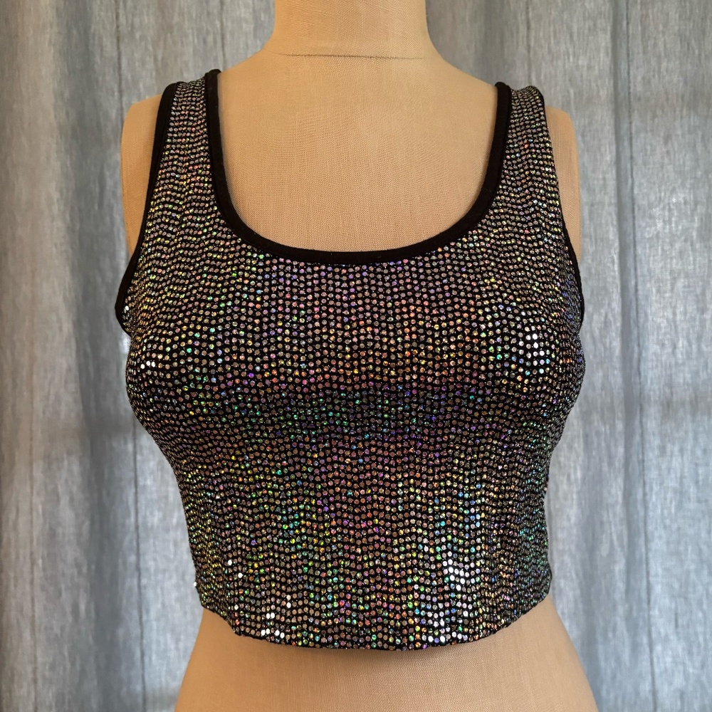holographic tank top